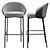 Kave Home Eamy Bar Stool 3D model small image 4