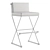 Sleek Pepe Bar Stool 3D model small image 2