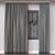 Modern 3D Curtain Model 3D model small image 4