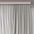 Modern 3D Curtain Model Set 3D model small image 2