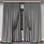 Modern 3D Curtain Model Set 3D model small image 4