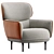 Modern Minimalist Chair LXR07 Model 3D model small image 1