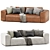 Modern Fenton Sofa CollectionAndFeel 3D model small image 1