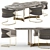 Luxury Visionnaire Morgan Dining Set 3D model small image 7