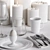 Porcelain Tableware Set with Numbers 3D model small image 3