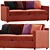 Modern Barrett II Track Arm Sofa 3D model small image 3