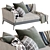Feel Good Chaiselongue Flexform 2016 3D model small image 5