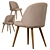 Modern Alyssa A970 Sidechair 3D model small image 3