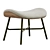 Modern Armchair and Footstool Set 3D model small image 7
