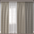 Versatile 3D Curtain Model - 71K Polygons 3D model small image 1