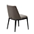 Elegant Form Chair Mаtte Grey 3D model small image 3