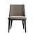 Elegant Form Chair Mаtte Grey 3D model small image 4