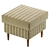 Modern Textile Pouf for Relaxation 3D model small image 6