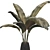 Banana Leaf Plant Collection Set 3D model small image 3