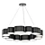 Opal Glow Chandelier 3D model small image 1