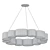 Opal Glow Chandelier 3D model small image 2