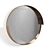 Modern Chic Round Wall Mirror 3D model small image 1