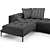 Bonaldo Soft Island Sofa 407cm 3D model small image 7