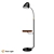 Elegant Classic Metal Floor Lamp 3D model small image 2