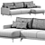 Modern Archi Sofa by SKdesign 3D model small image 3