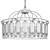  Crystal Pendant 8 Chandelier 3D model small image 2