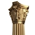 Modern Architectural Column Capital 3D model small image 2