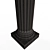 Modern Architectural Column Capital 3D model small image 6