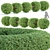 Lush Laurel Hedging Bushes 3D 3D model small image 1