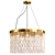 Sleek Modern Chandelier Design 3D model small image 1
