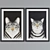 Classic Cat Portrait Frame Set 3D model small image 2