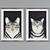 Classic Cat Portrait Frame Set 3D model small image 3