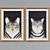 Classic Cat Portrait Frame Set 3D model small image 4