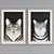 Classic Cat Portrait Frame Set 3D model small image 5