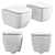 Allen Brau Hanging Toilets Set 3D model small image 1
