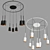 Modern Pendant Lighting HOOLAHOOP Design 3D model small image 2
