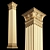 Capital Column 3D Model Kit 3D model small image 1