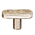 Silver Branch Furniture Handle 3D model small image 3