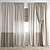 Polygonal Curtain Models Set 3D model small image 1