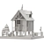 Title: Miniature Dollhouse Playset 3D model small image 3