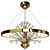 Elegant Cassia Chandelier 2013 3D model small image 1