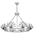 Luxor Crystal Chandelier  3D model small image 2