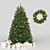 Festive Christmas Tree Set 3D model small image 1