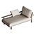 District Eight STILT Upholstered Daybed 3D model small image 2