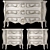 Craftcode 1988 Dresser & Nightstand 3D model small image 1