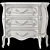 Craftcode 1988 Dresser & Nightstand 3D model small image 3