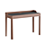 Junius Solid Walnut Desk 3D model small image 1