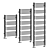 Terma Alex Towel Rail 2 Colors 3D model small image 2