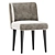 Modern Chair KITA by Meridiani 3D model small image 3