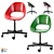 Sleek Swivel Chair Model Kit 3D model small image 6