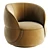 Stylish Clip Armchair from Ditre Italia 3D model small image 3